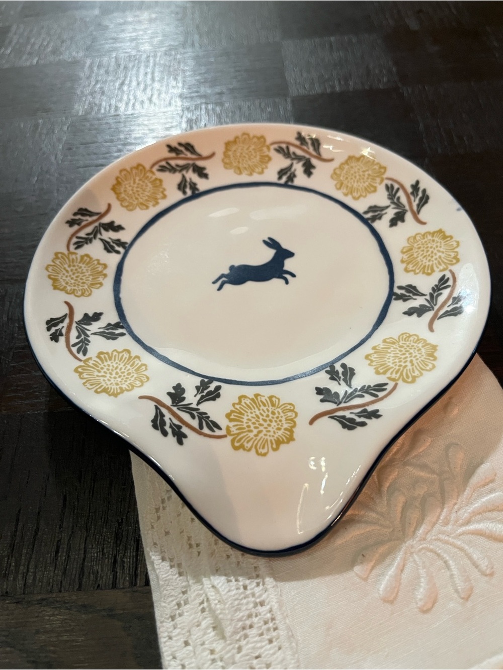 Anthropologie Millie Ceramic Spoon Rest